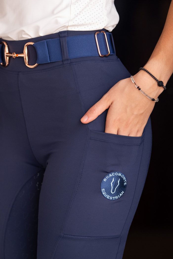Leggings ecuestres azul