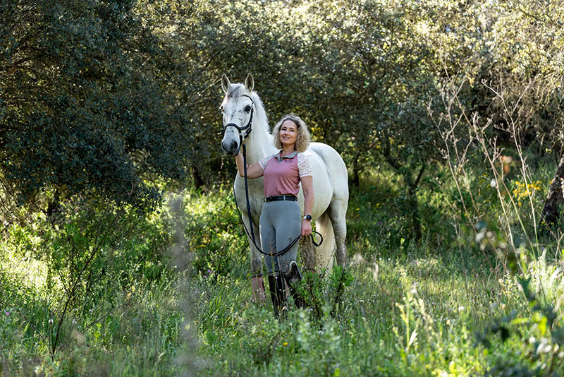 Nathalie Moda ecuestre Bracomonte equestrian